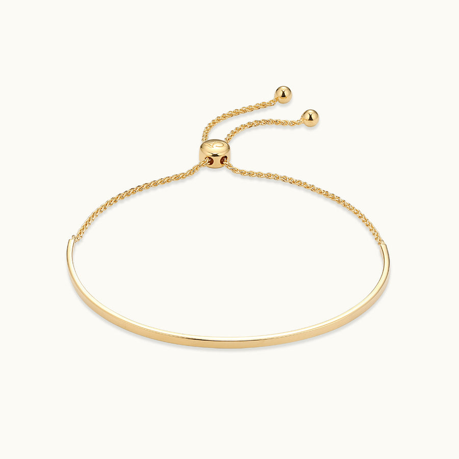 Semi Circle Bolo Chain Bracelet