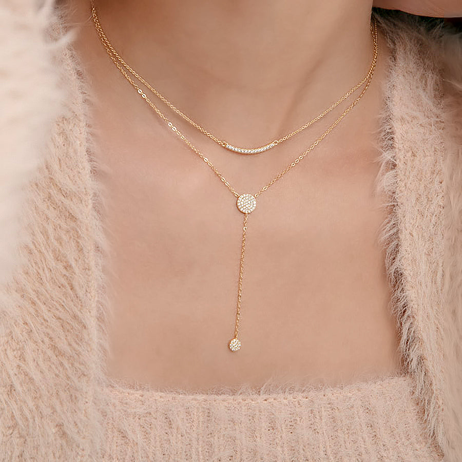 layerable gold necklaces