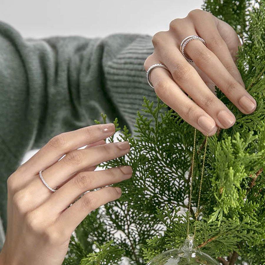 sterling silver eternity ring