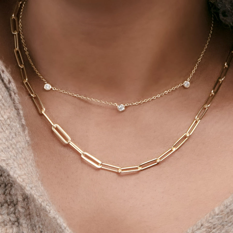 Paperclip Chain Necklace