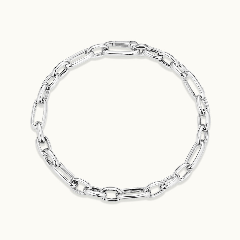 oval link bracelet