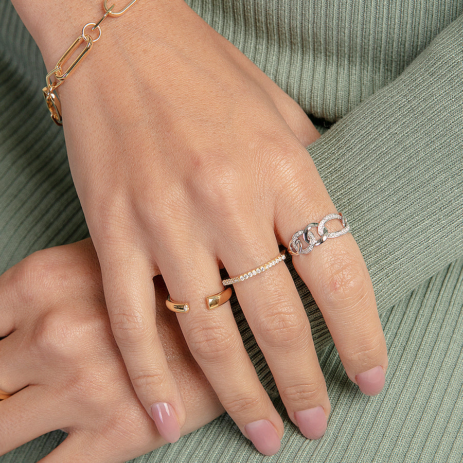 Silver Chain Ring