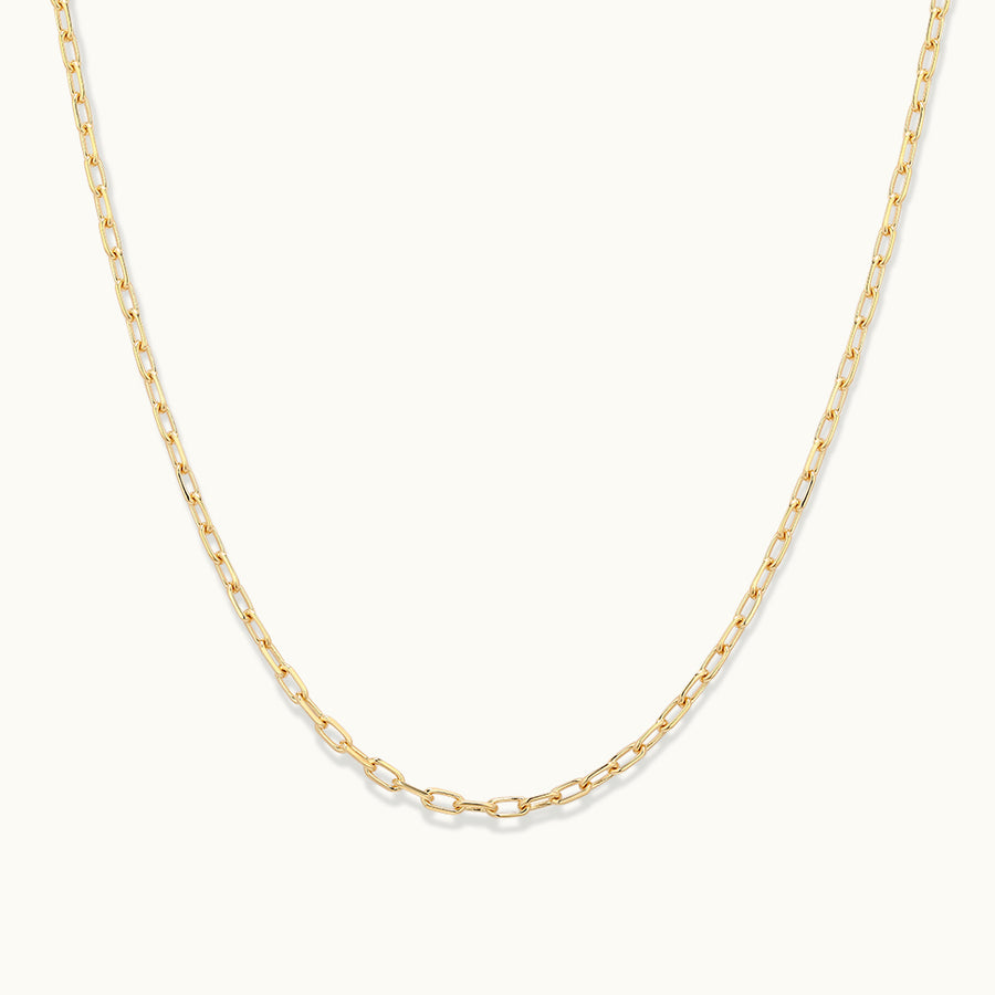 Rectangle Chain Link Necklace