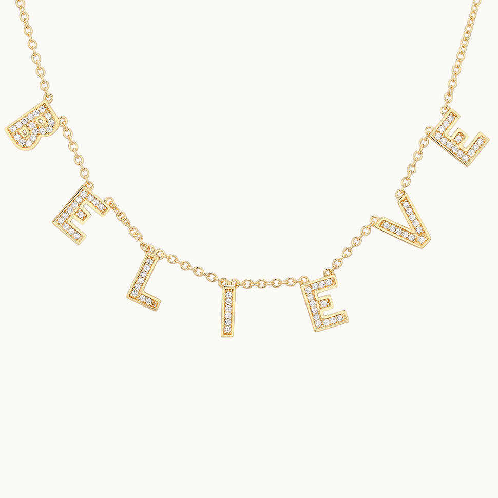 alphabet charm necklace
