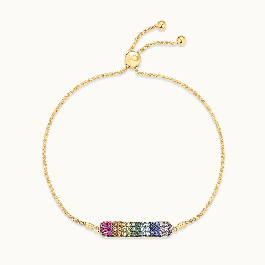 Rainbow Bolo Bracelet