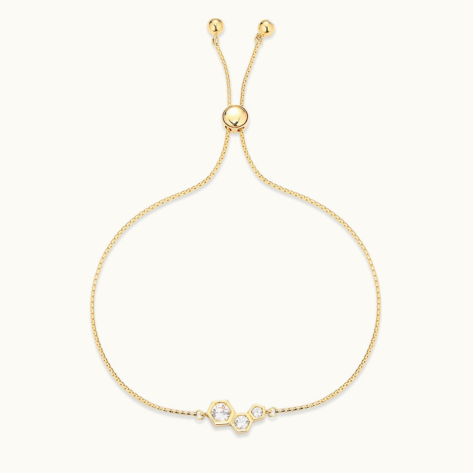 Honeycomb Bolo Bracelet