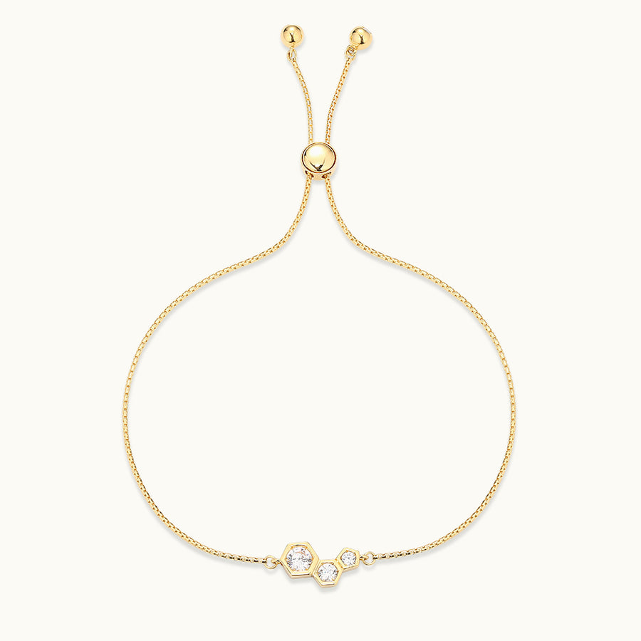 Honeycomb Bolo Bracelet