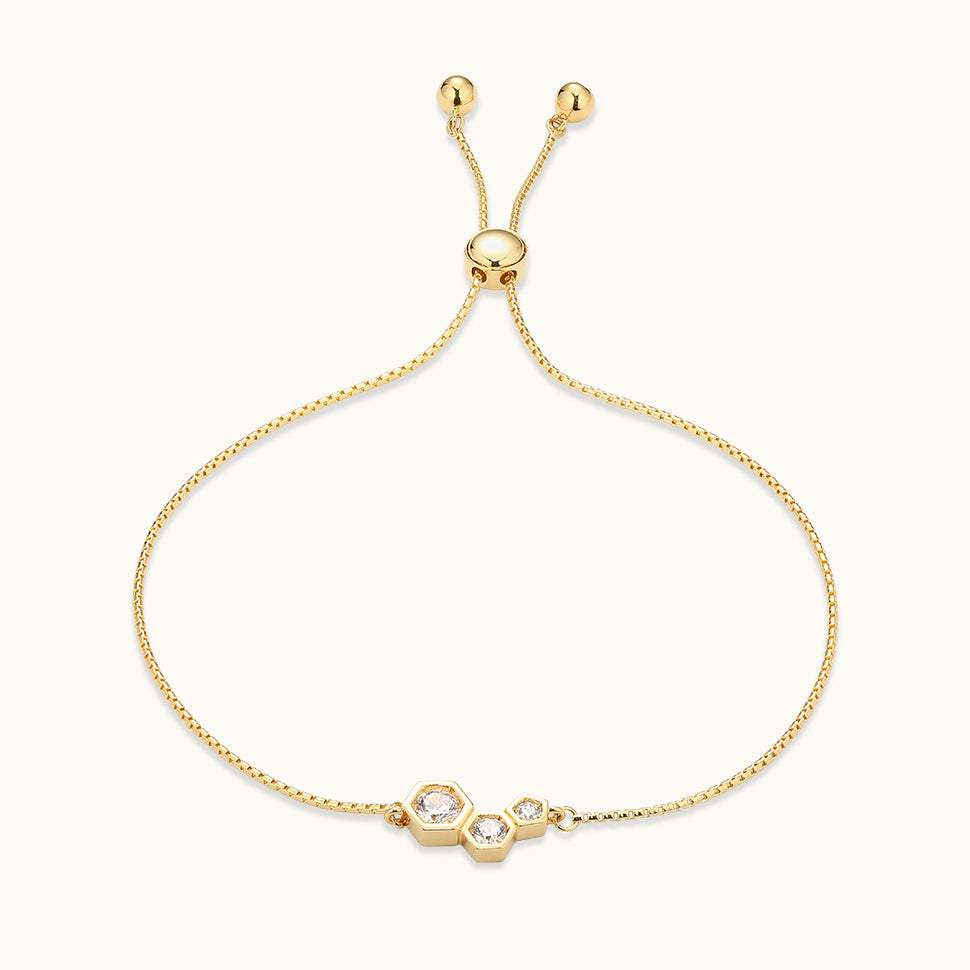 honeycomb bracelet
