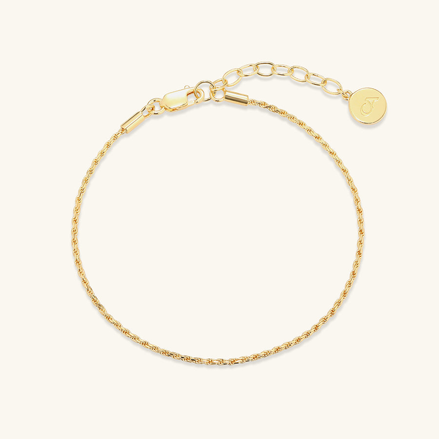 Dainty Triangle Charm Bracelet