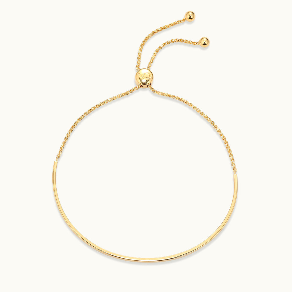 gold bolo bracelet