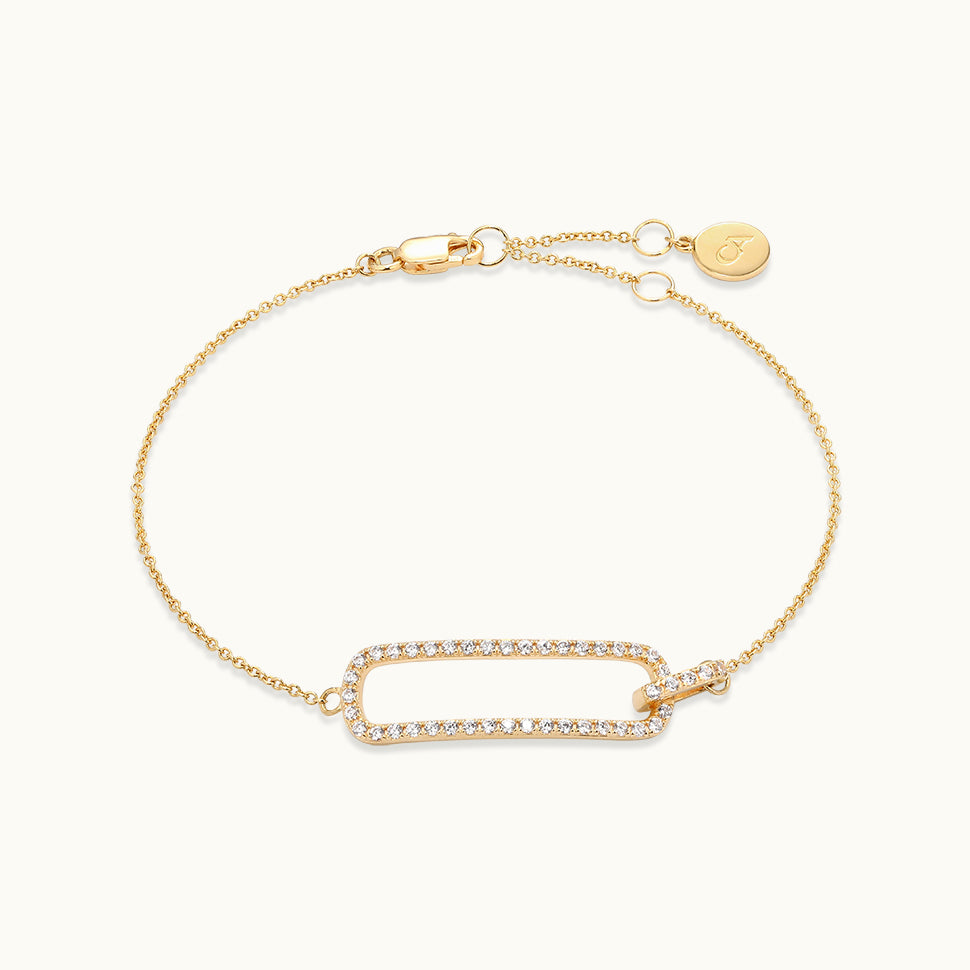open rectangle bracelet