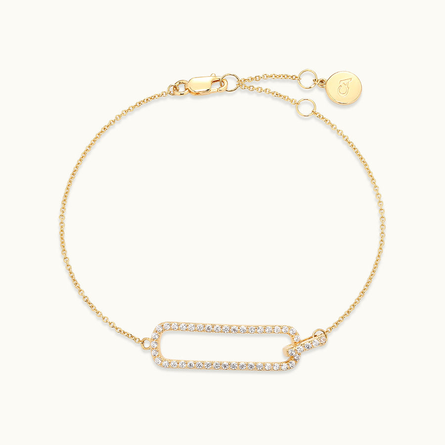 Gemstone Rectangle Bracelet