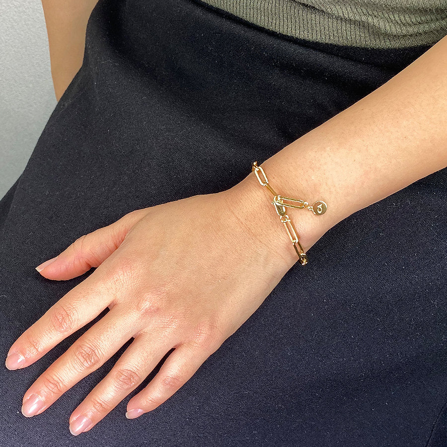 Paperclip Chain Link Bracelet