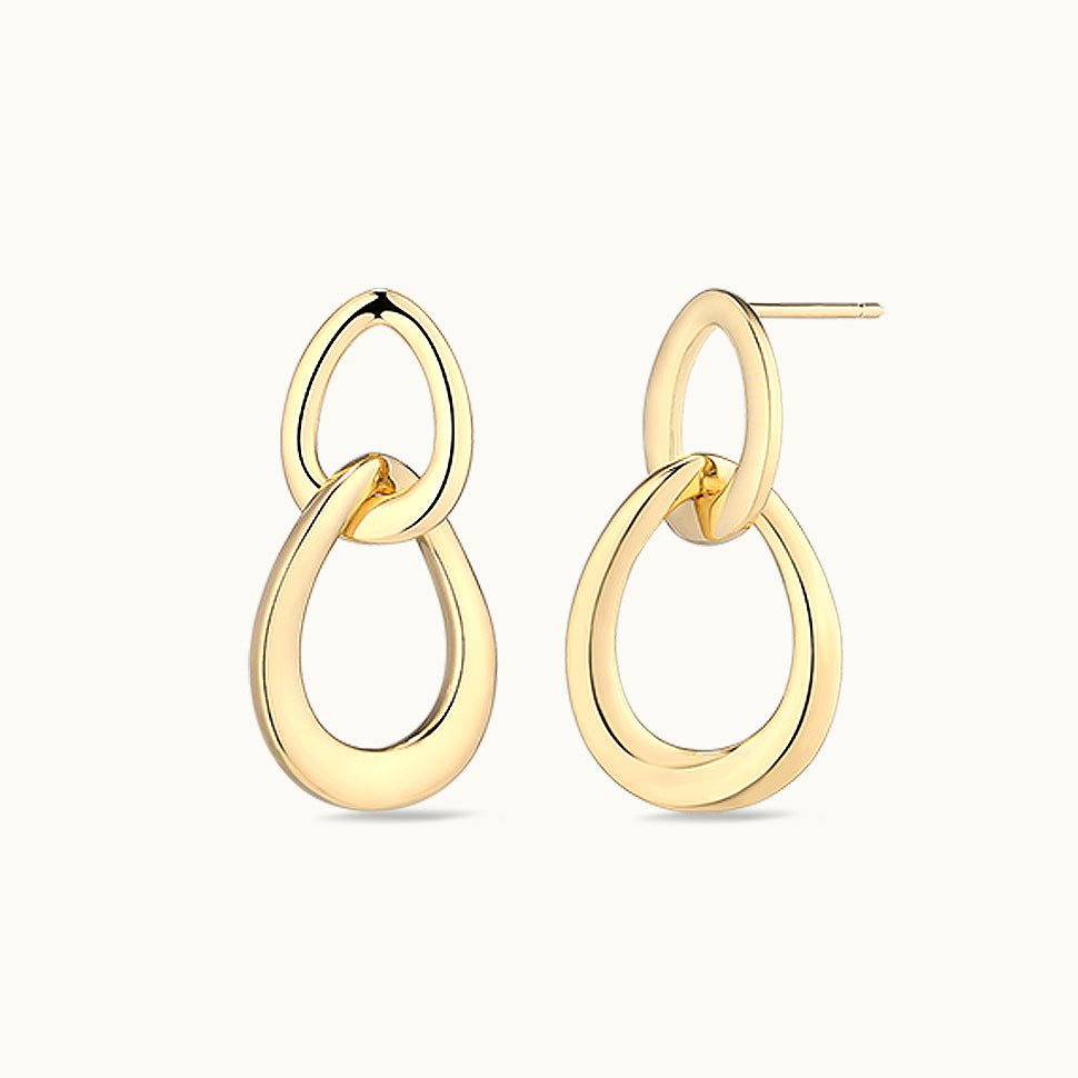 Double Chain Link Earring