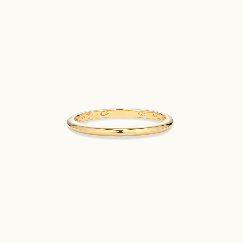 gold stacking ring