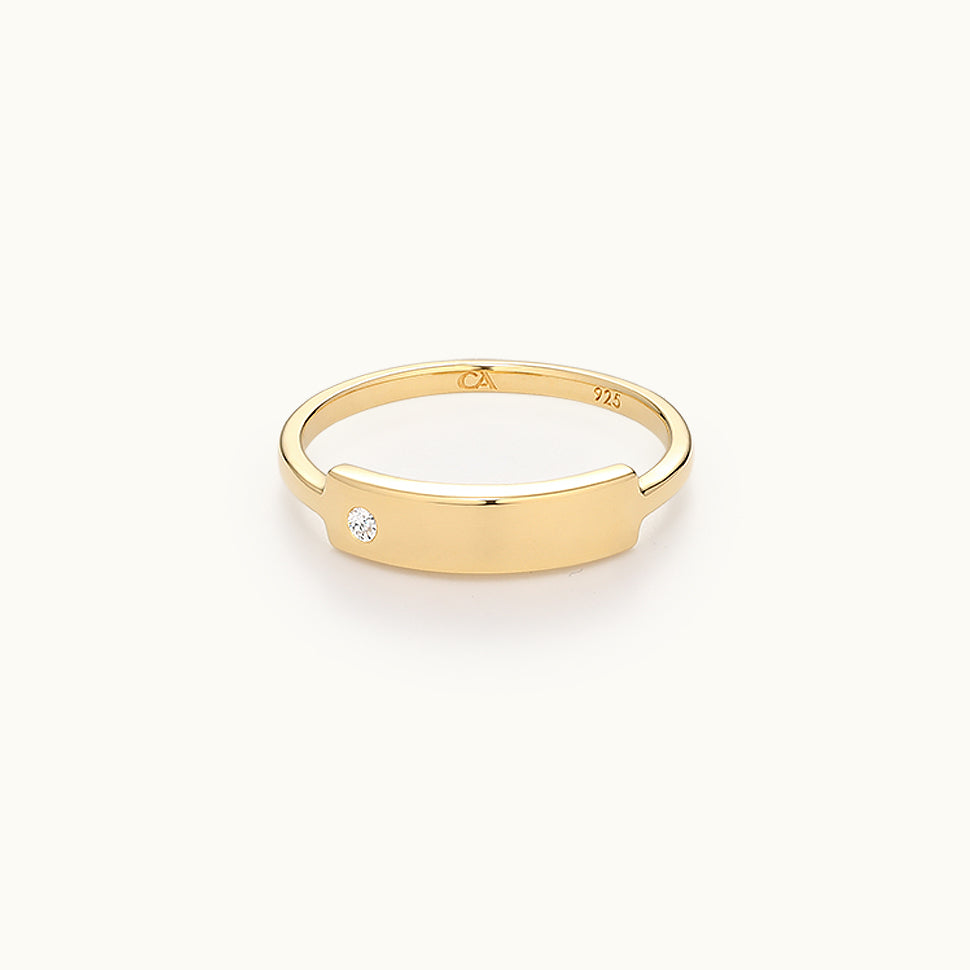 Curve Bar Ring