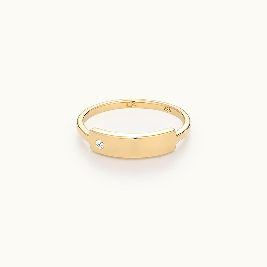 Curve Bar Ring