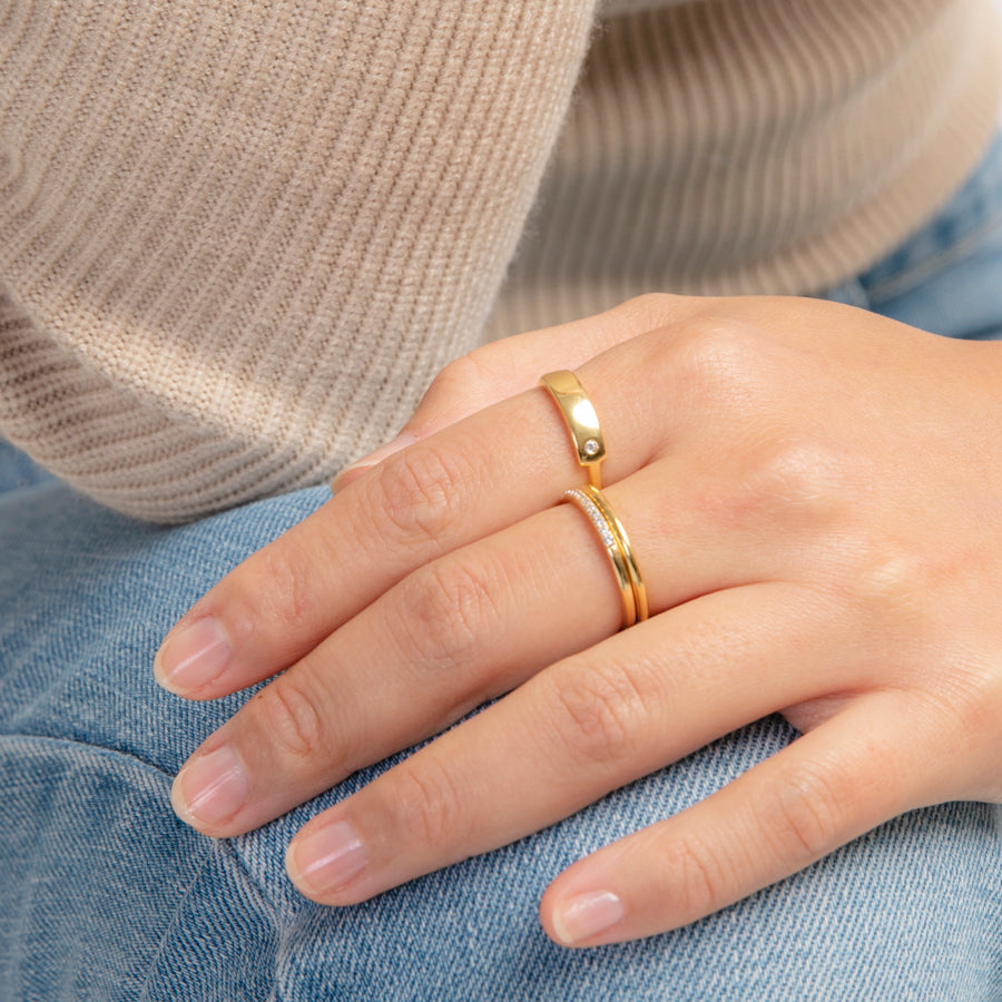 Curve Bar Ring