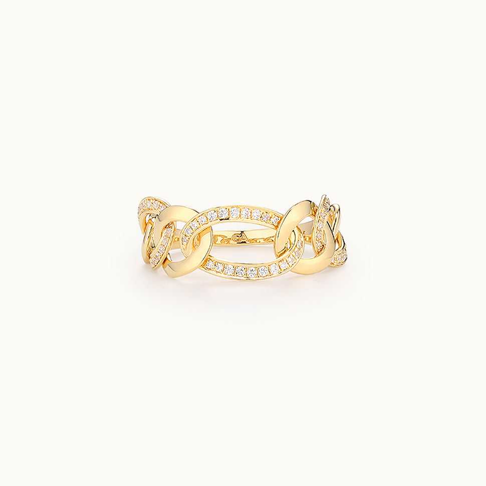 Gold Chain Ring