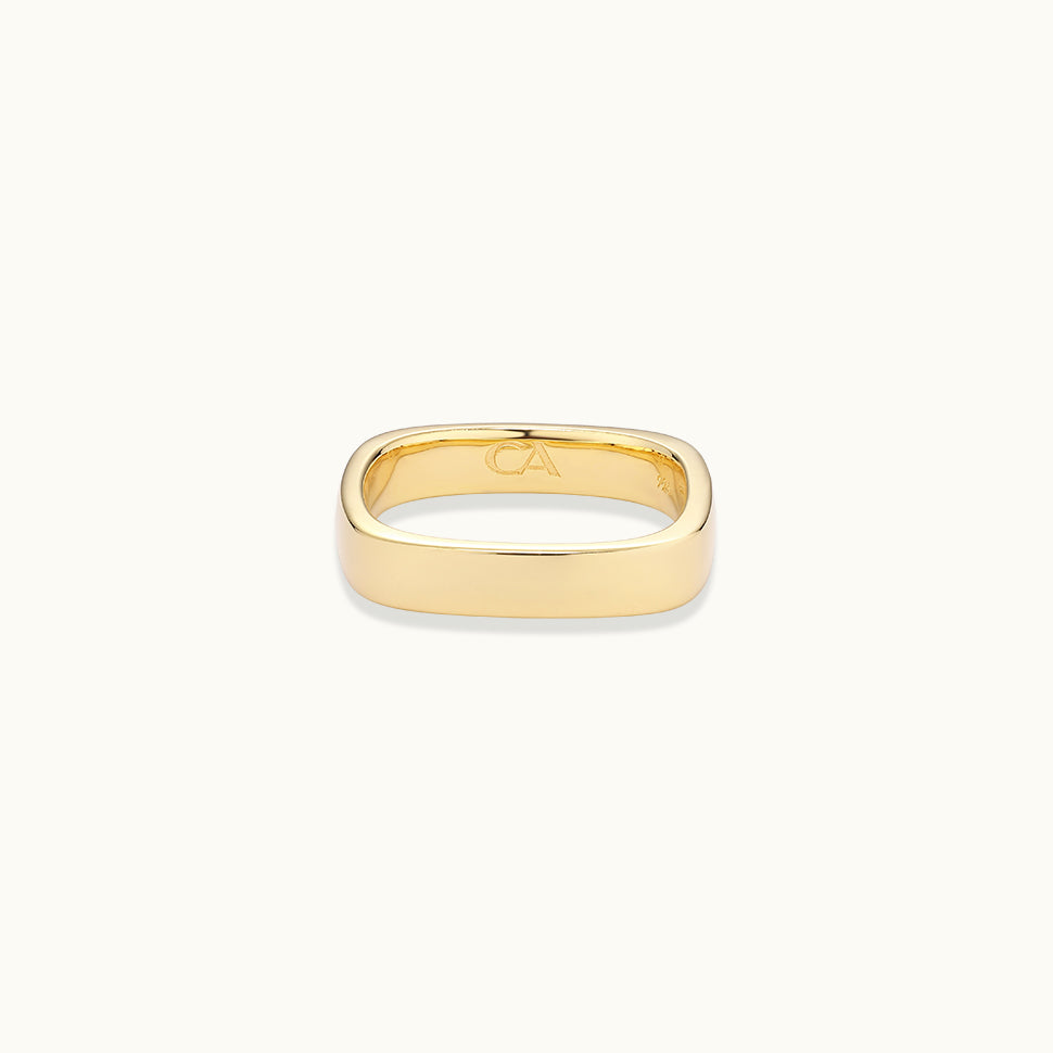 square ring band