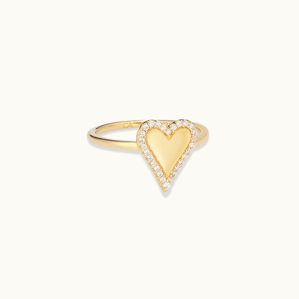 Gold Heart Ring