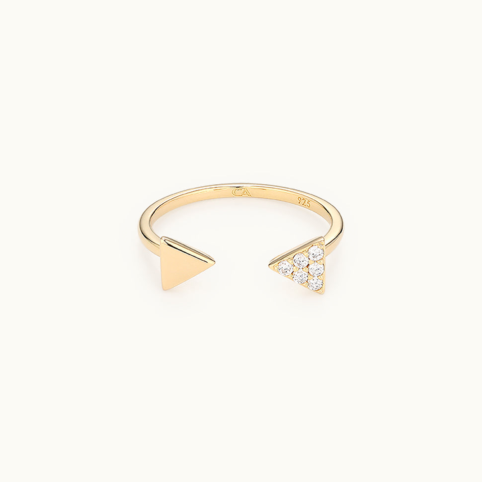 Triangle Open Ring